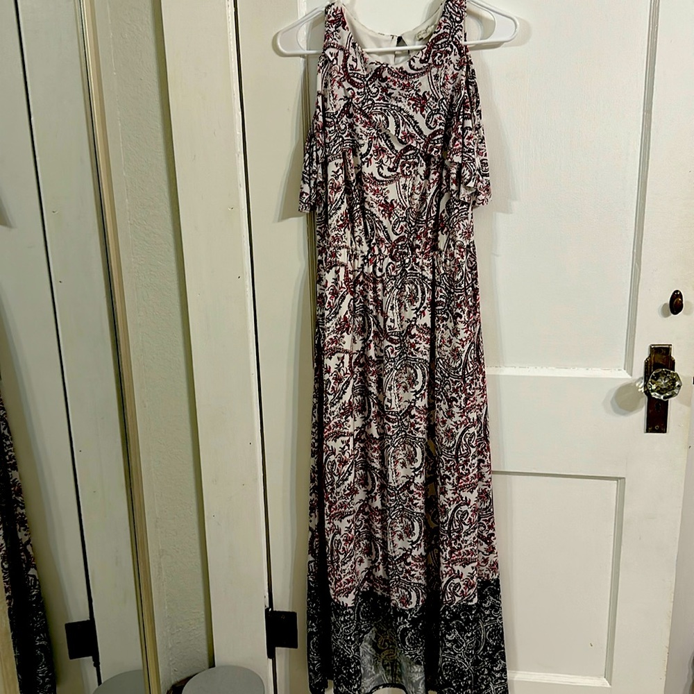 Cato Fashions Est 1946 Maxi high low detailed dress. Size S